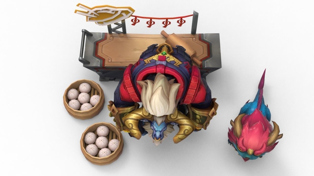 Alistar Lunar Beast - League of Legends 3D print model_5