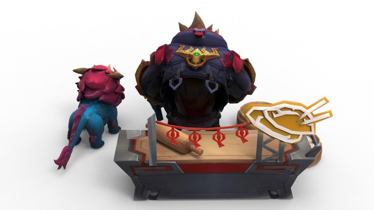 Alistar Lunar Beast - League of Legends 3D print model_3