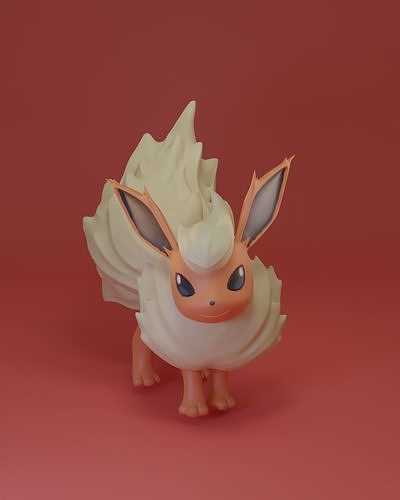 Pokemon - Flareon 3D print model