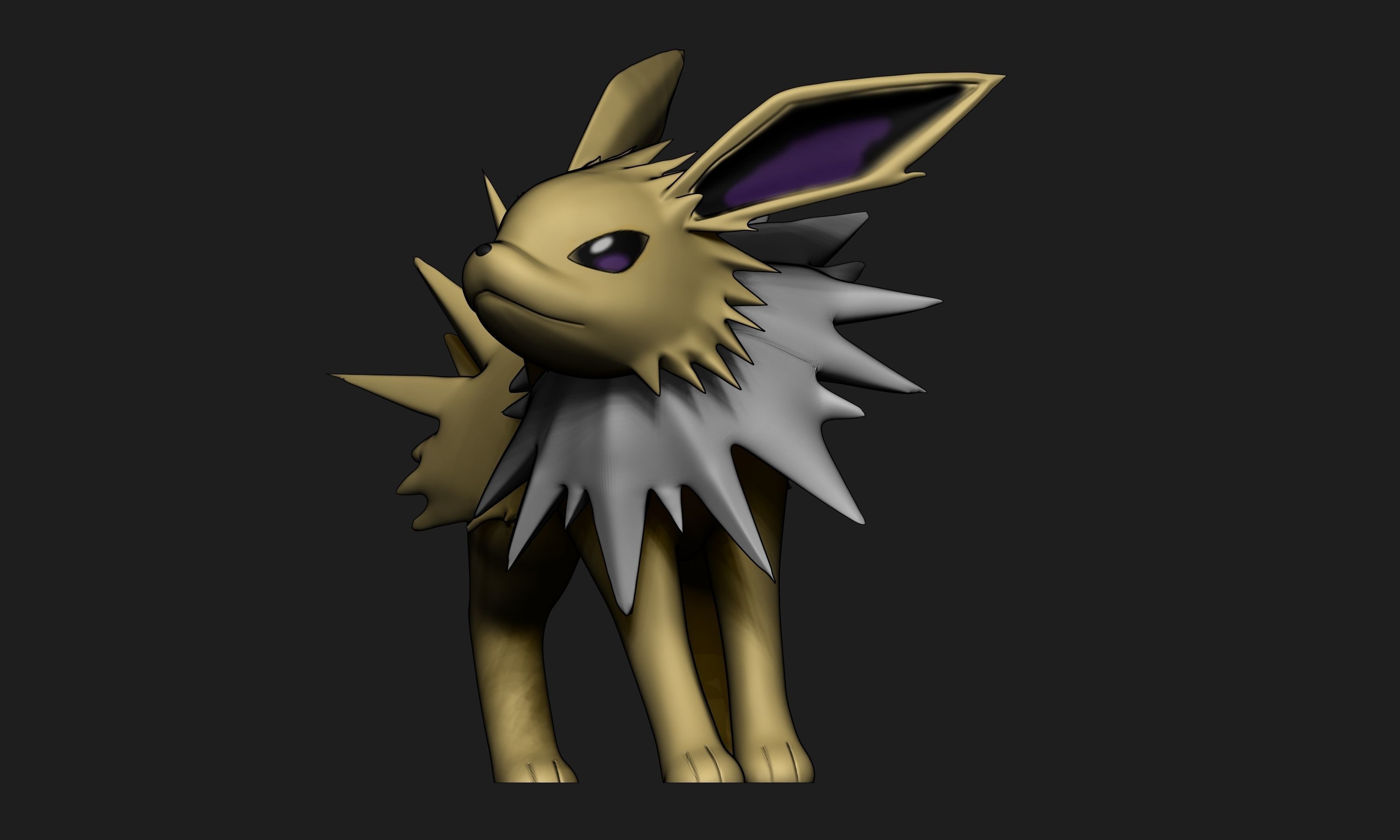 Pokemon - Jolteon 3D print model_3