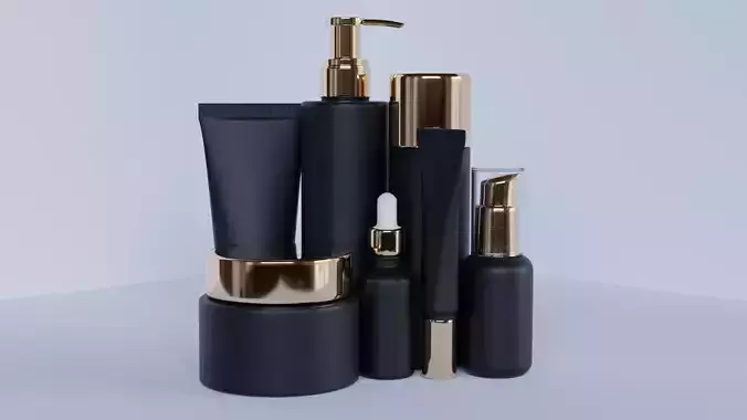 PIXELISH SKINCARE 7 IN 1 SET BLACK GOLD