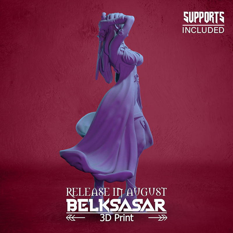 Servant Vampire Girl 3D print model_6