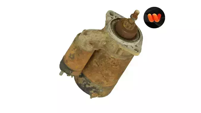 Rusty Starter Motor Raw Scanned