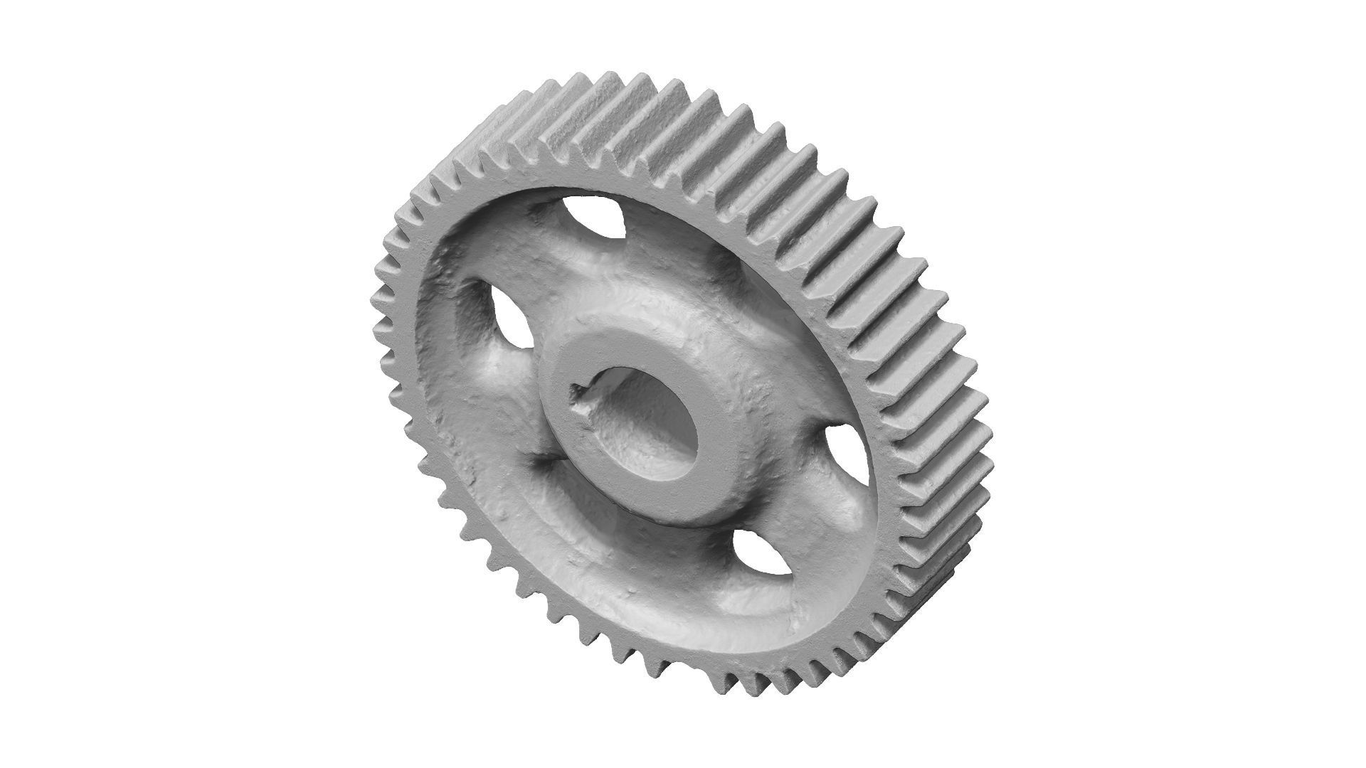 Old Rusty Gear Raw Scanned 3D model_11