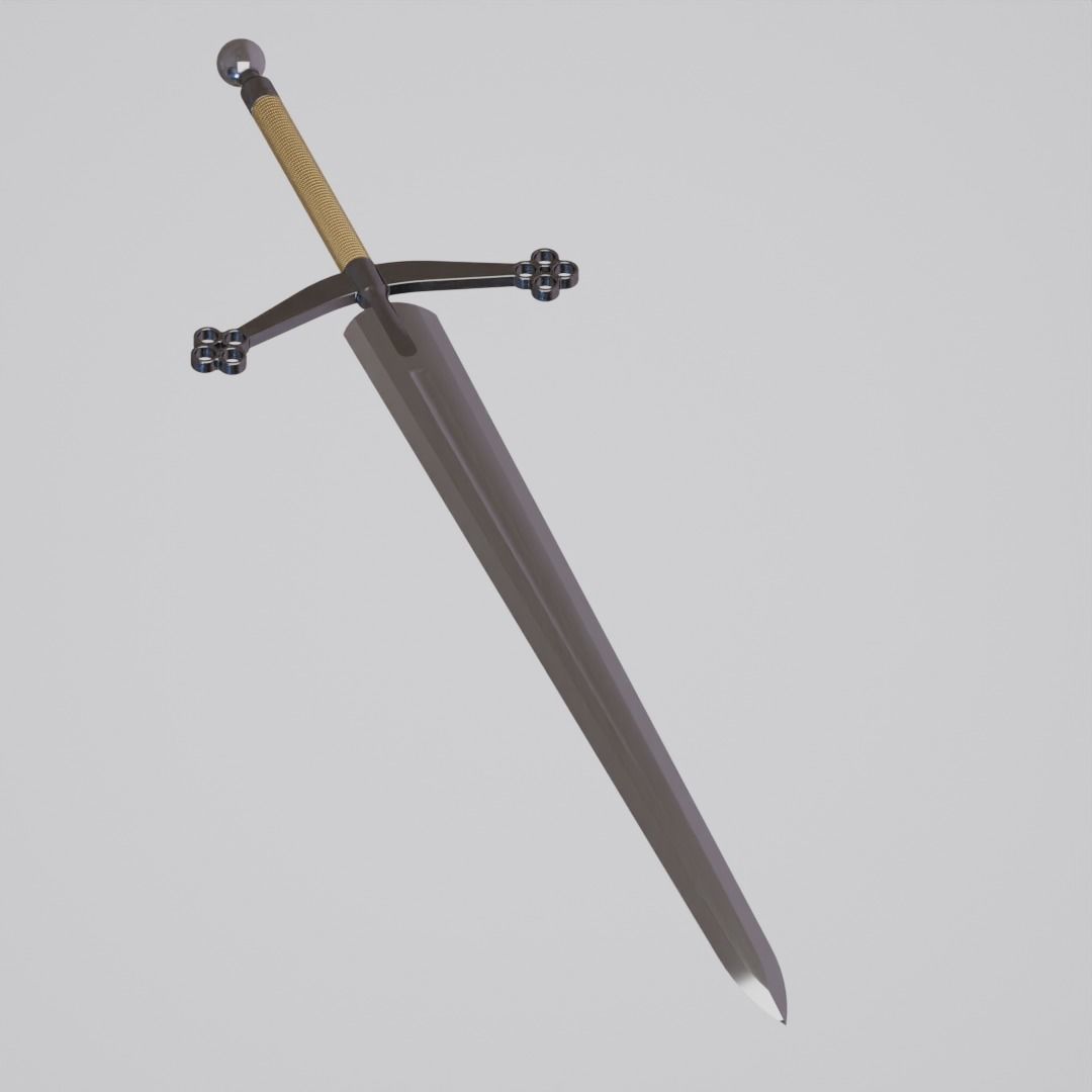 Claymore Sword 3D model_1