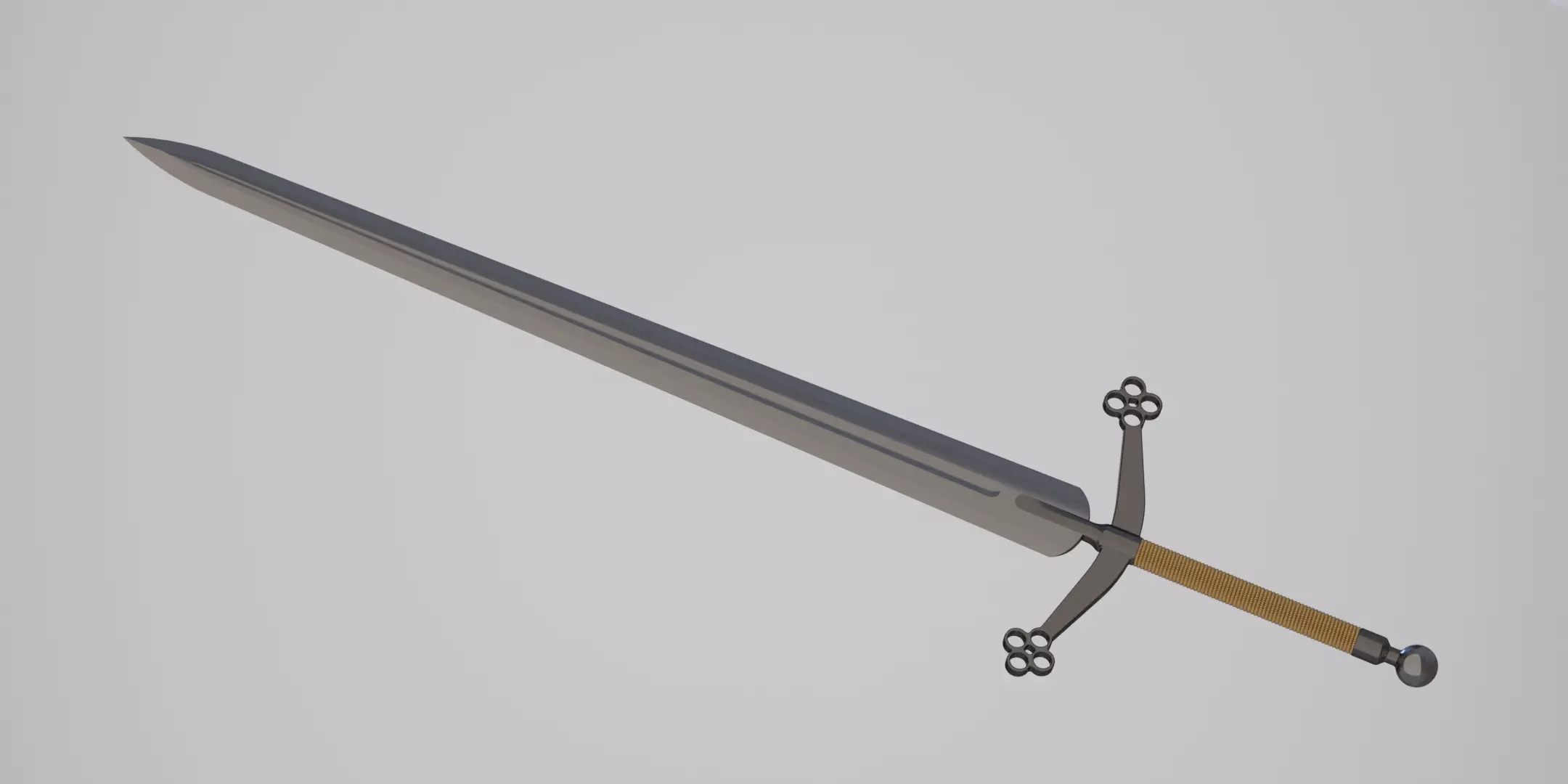 Claymore Sword 3D model_0