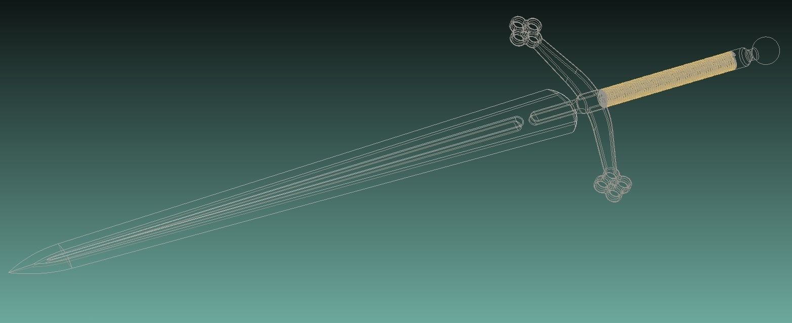 Claymore Sword 3D model_5