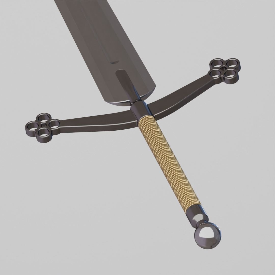 Claymore Sword 3D model_3