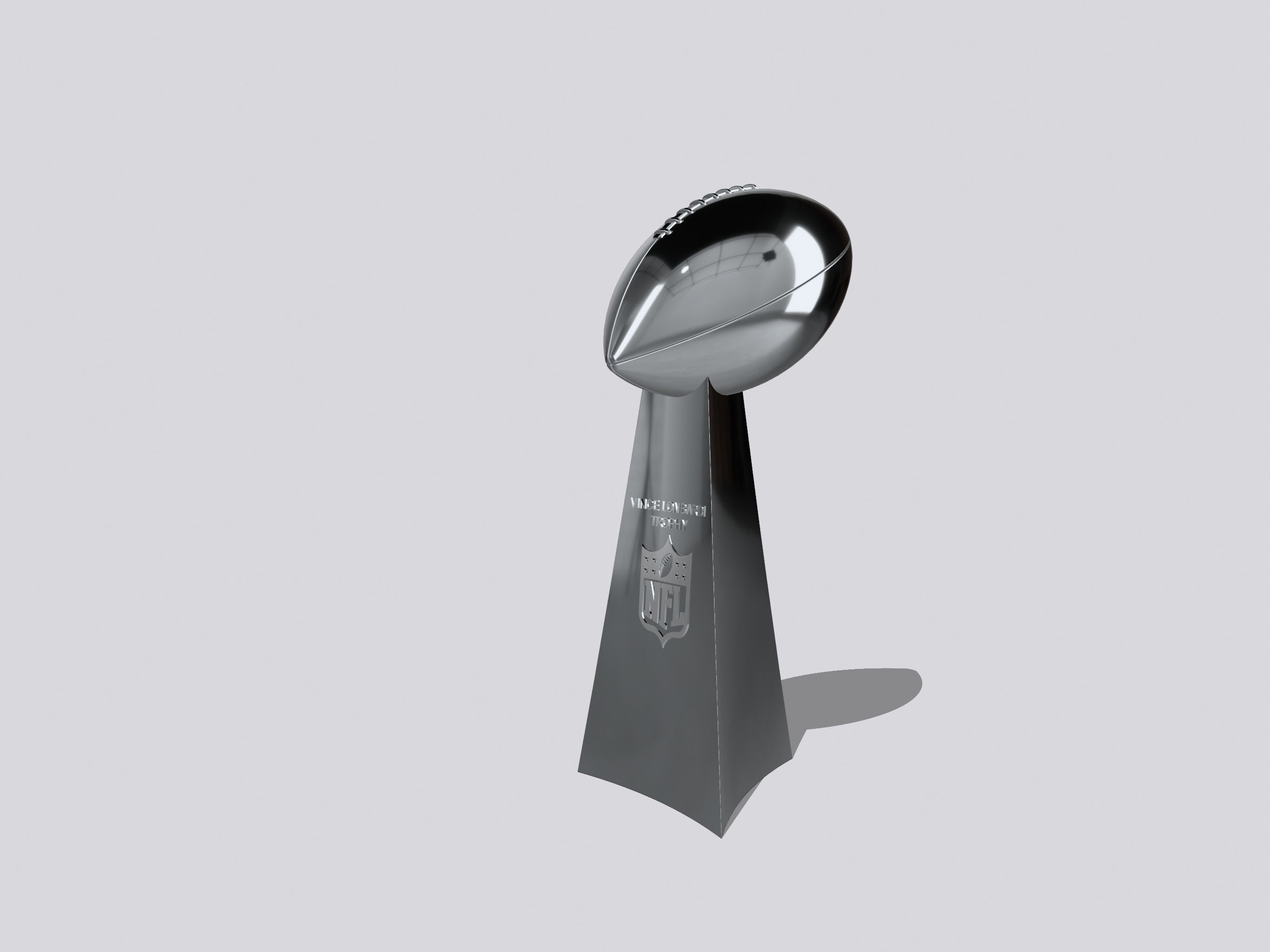 The Vince Lombardi Trophy 3D model_2
