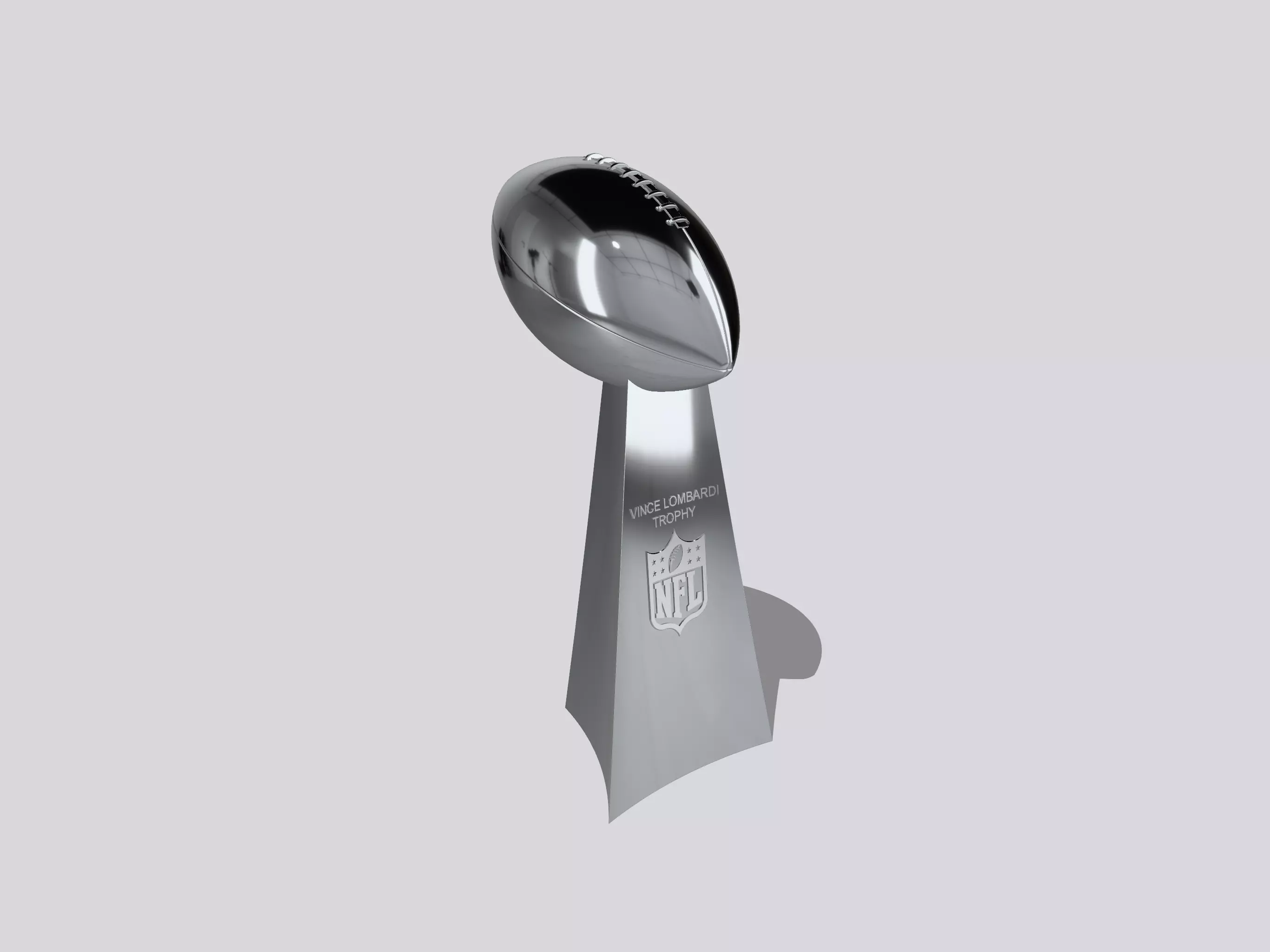 The Vince Lombardi Trophy 3D model_0