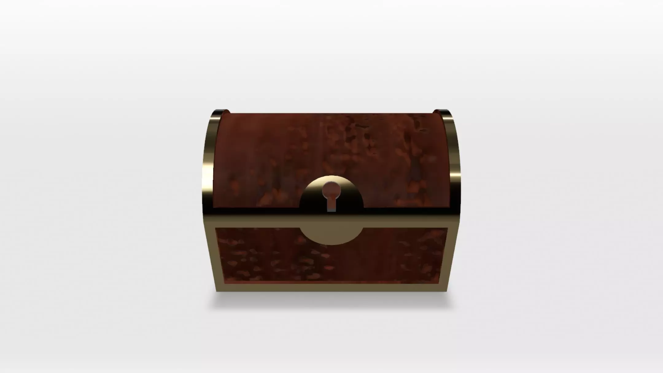 Treasure chest Free low-poly 3D model