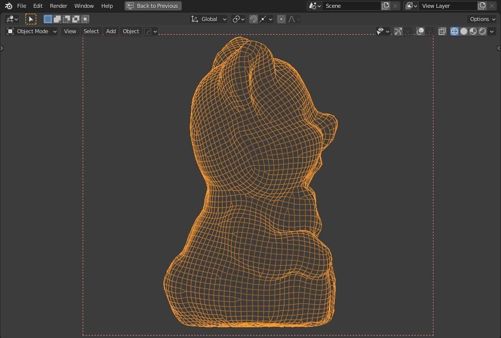  Plaster Bear 01 Low-poly 3D model_12