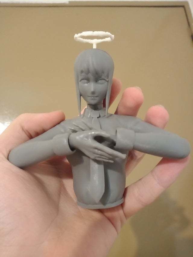 Makima from Chainsawman 3D Model - stl 3D print model_3