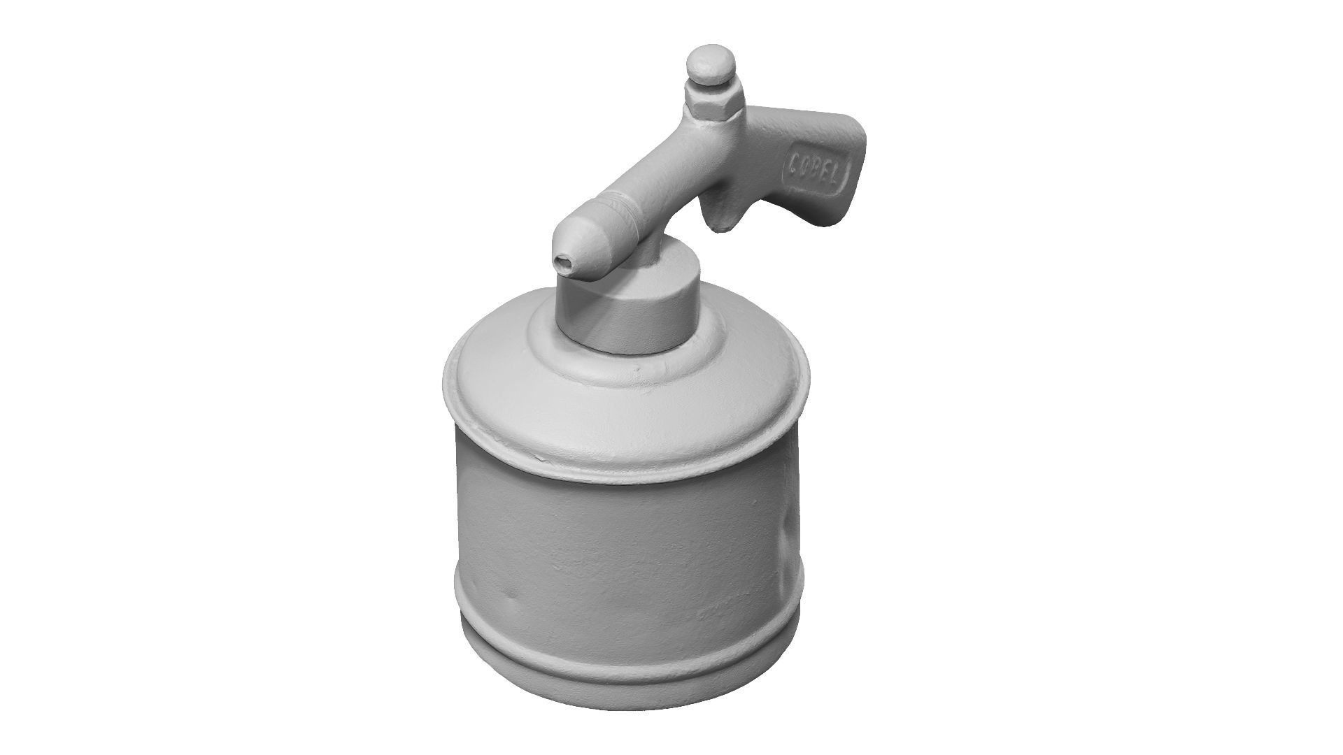 Old Spray Gun Raw Scanned 3D model_13