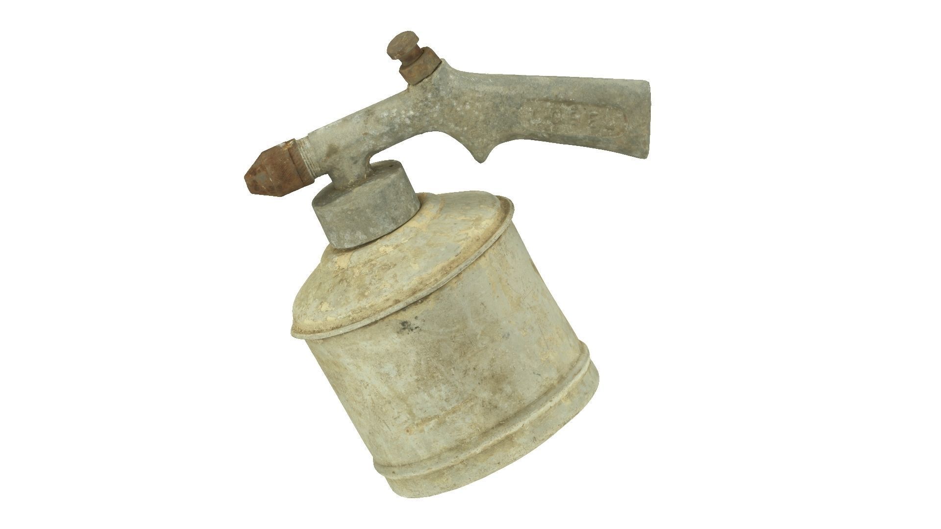 Old Spray Gun Raw Scanned 3D model_5