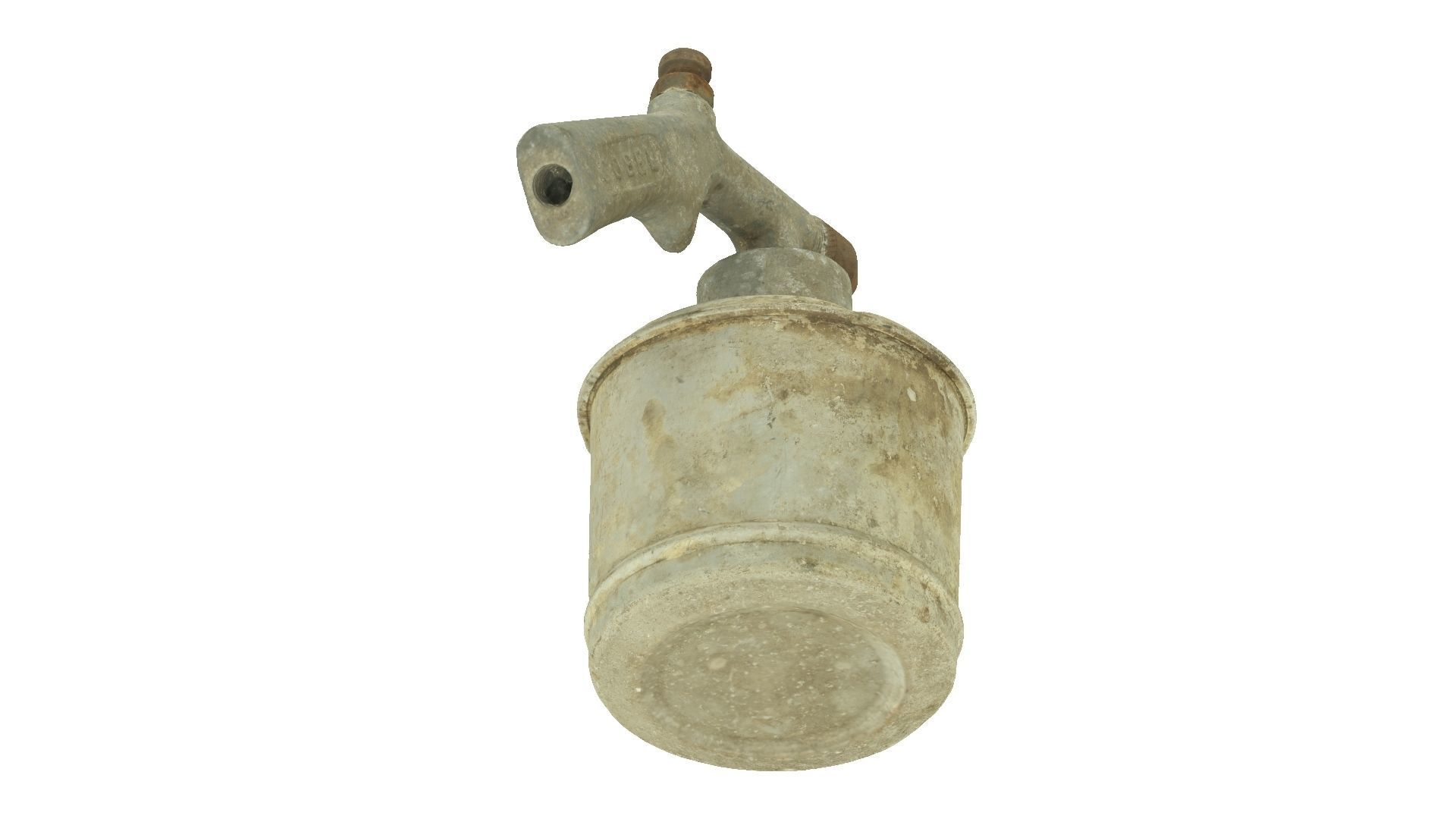 Old Spray Gun Raw Scanned 3D model_3