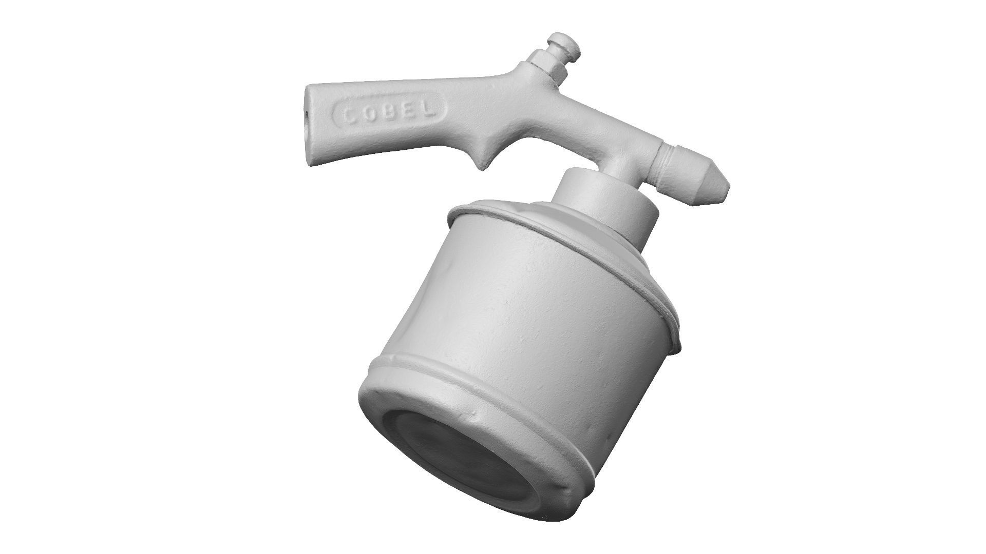 Old Spray Gun Raw Scanned 3D model_9