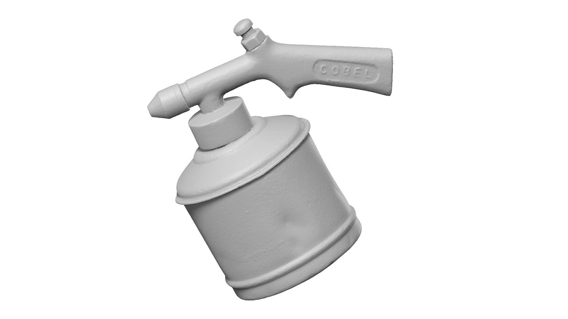 Old Spray Gun Raw Scanned 3D model_12