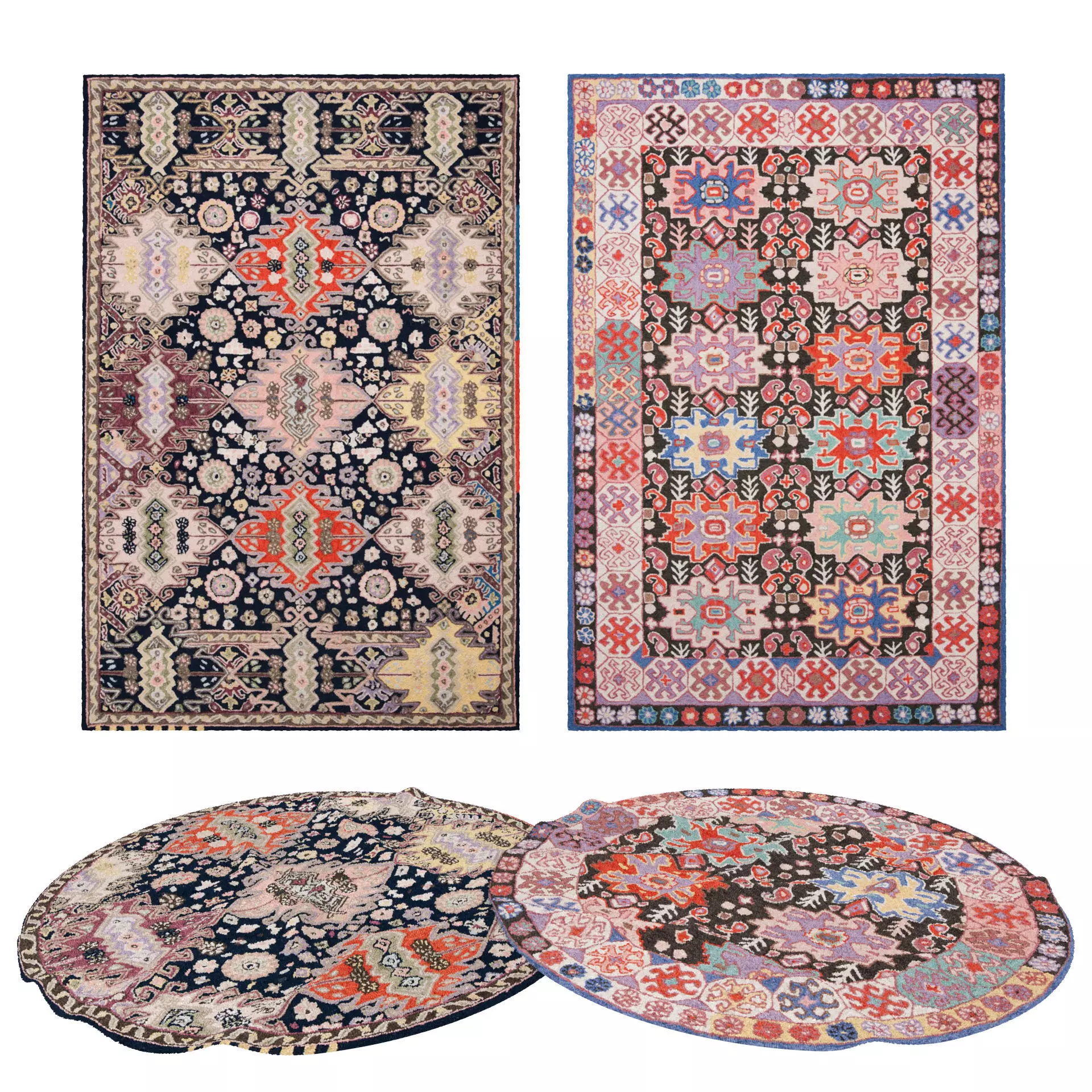 Rugs No 306 Low-poly 3D model_0