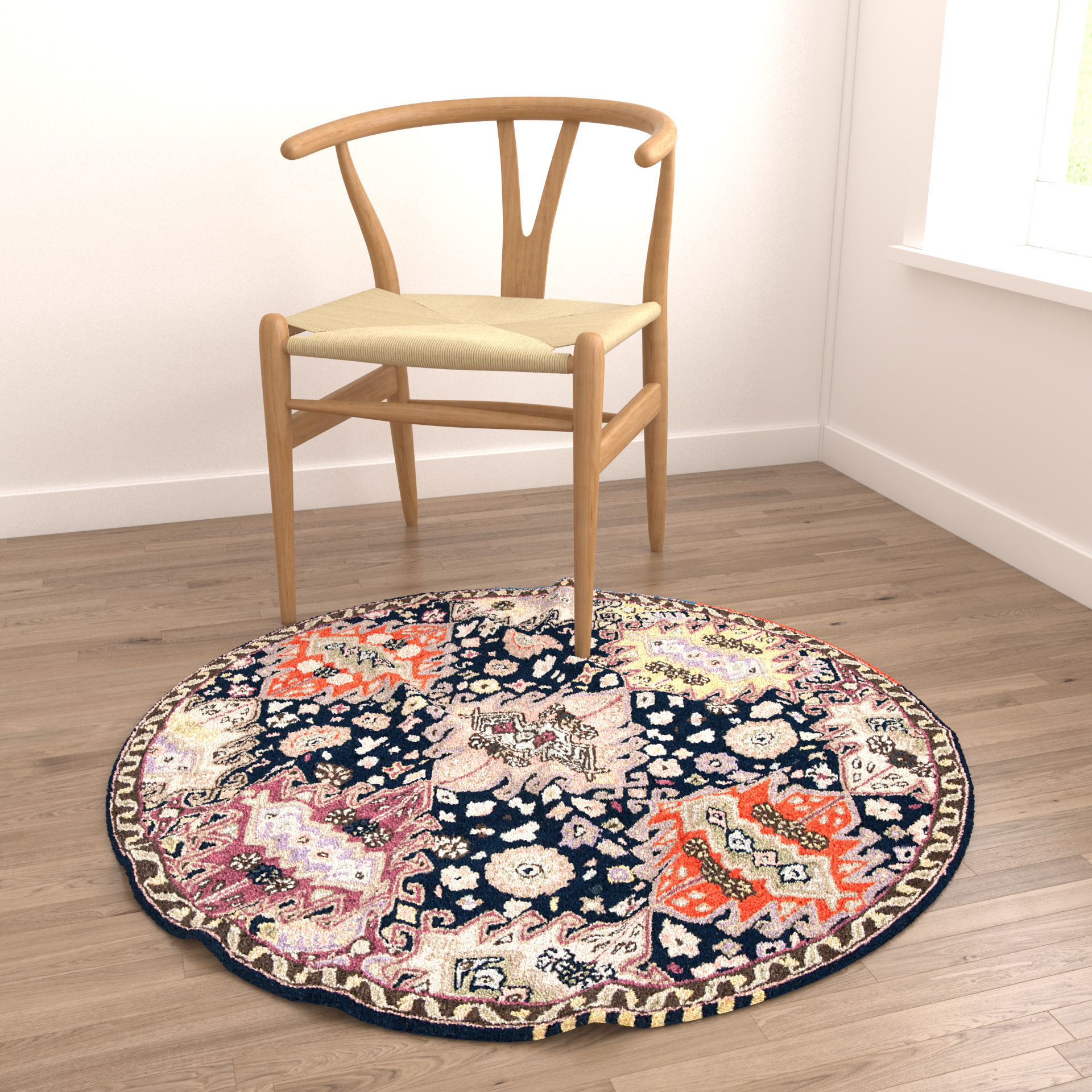 Rugs No 306 Low-poly 3D model_7