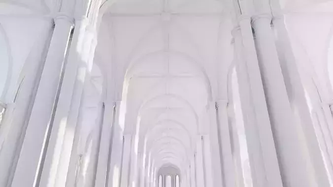 medieval palace 3D model