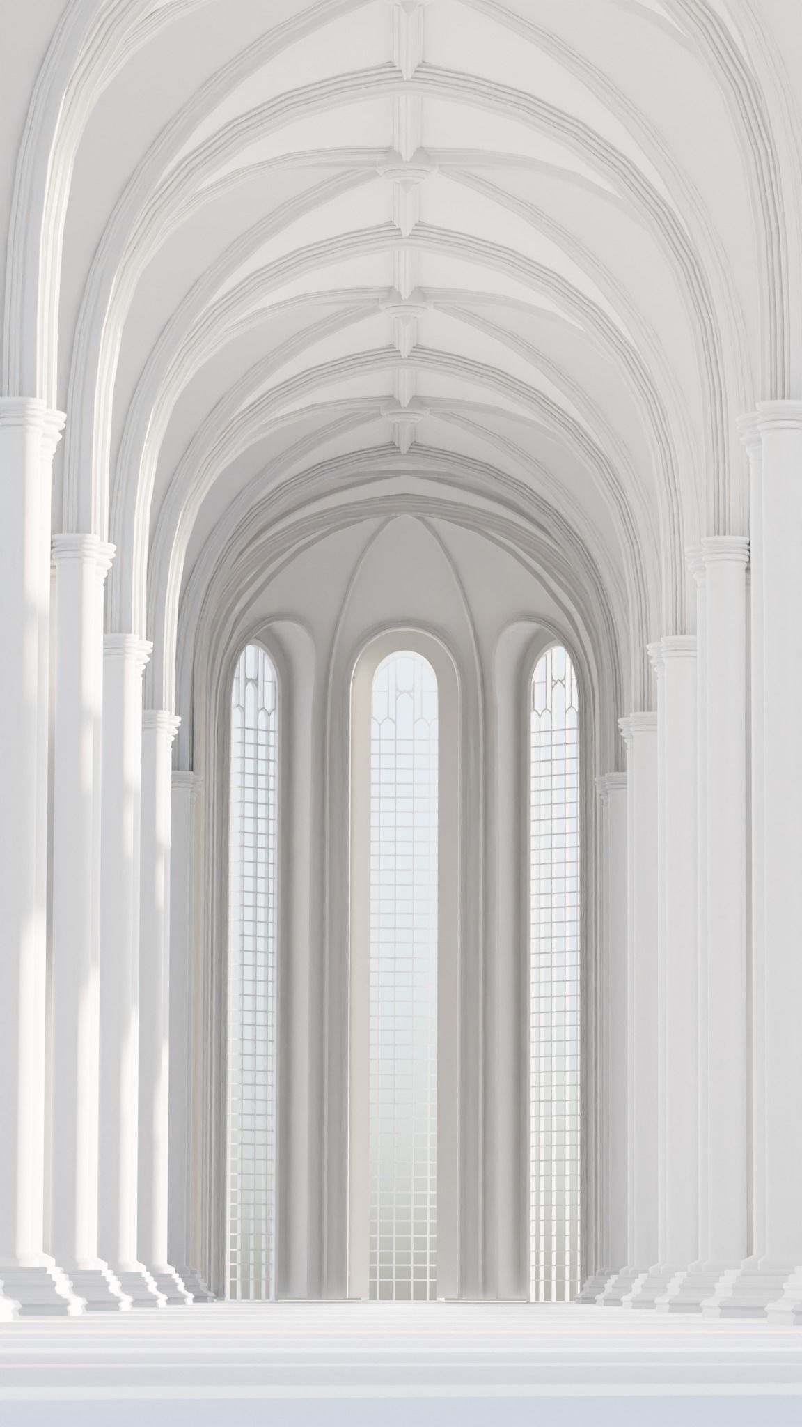 medieval palace 3D model_4