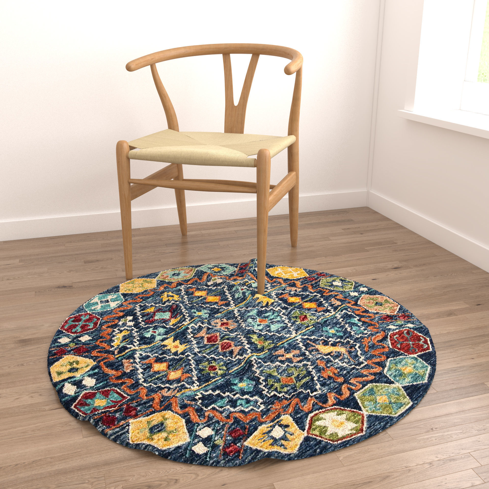 Rugs No 308 Low-poly 3D model_3