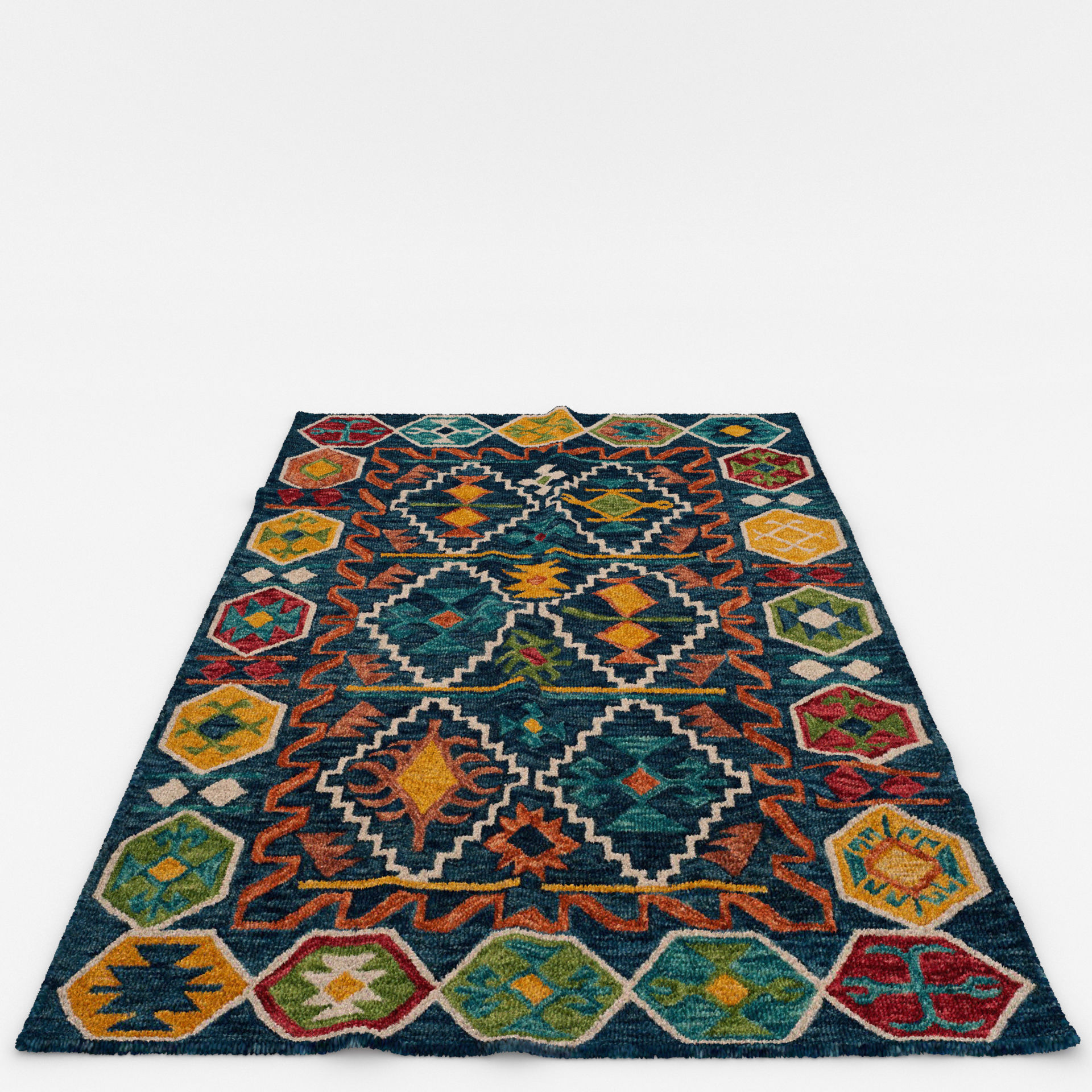 Rugs No 308 Low-poly 3D model_7