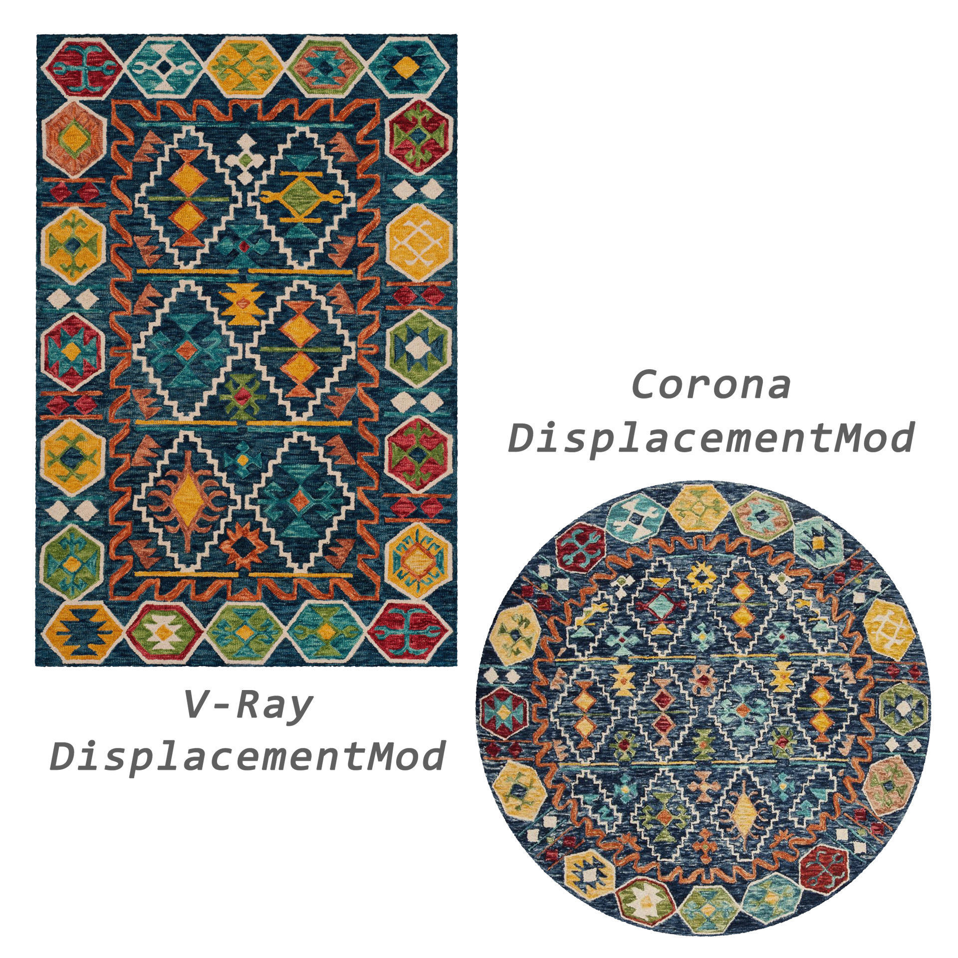 Rugs No 308 Low-poly 3D model_2