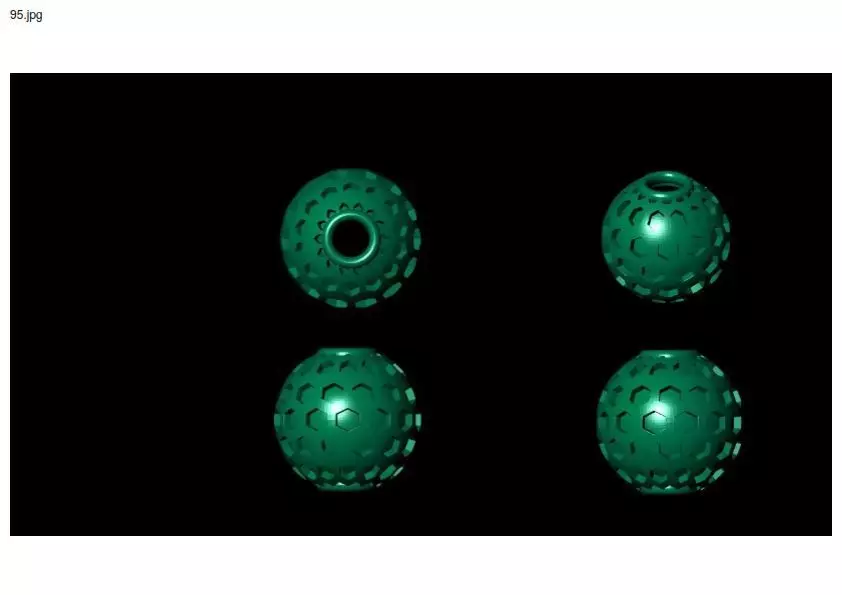 3 size stl beeds 3D print model