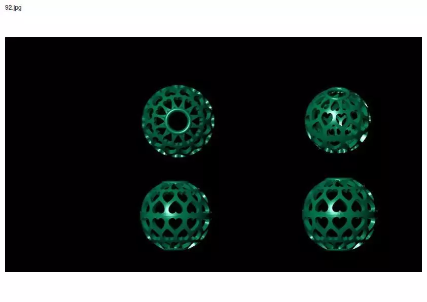 3 size stl beeds 3D print model