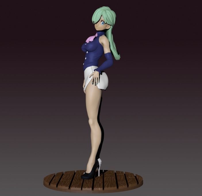 Elizabeth Fanart The Seven Deadly Sins 3D print model_4