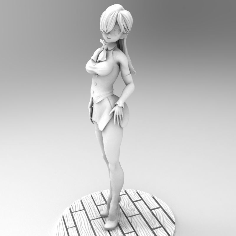 Elizabeth Fanart The Seven Deadly Sins 3D print model_12