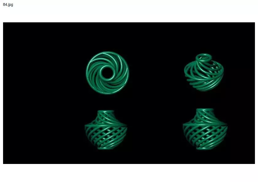 3 size stl beeds 3D print model_0