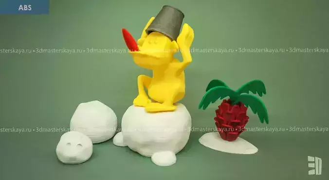  Christmas monkey 3D print model