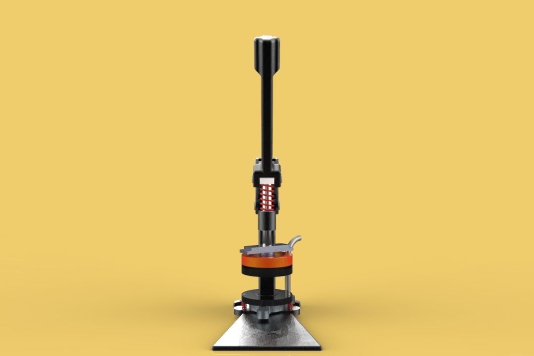 BUTTON BADGE PIN PUNCH PRESS  MAKER MACHINE TOOL 3D model