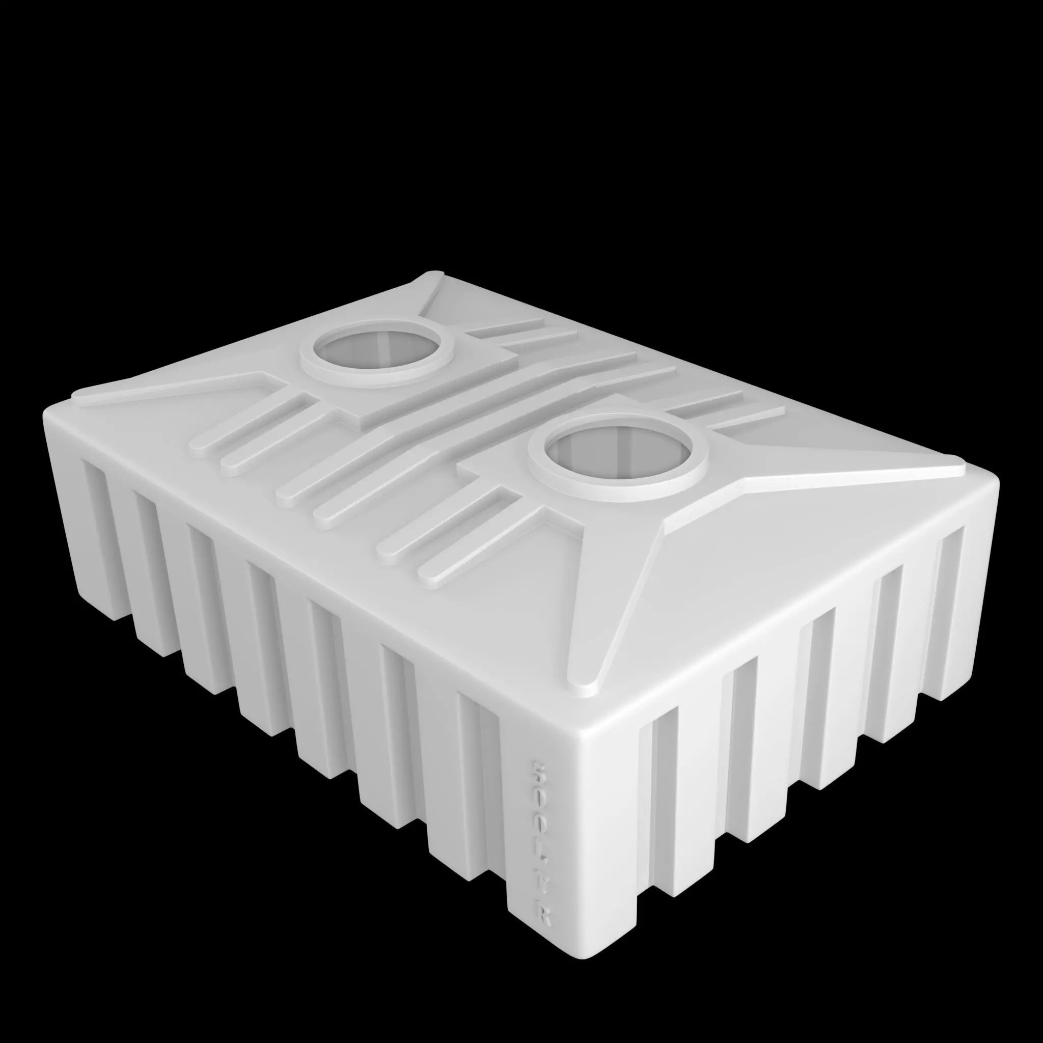 Loft water tank 3D model