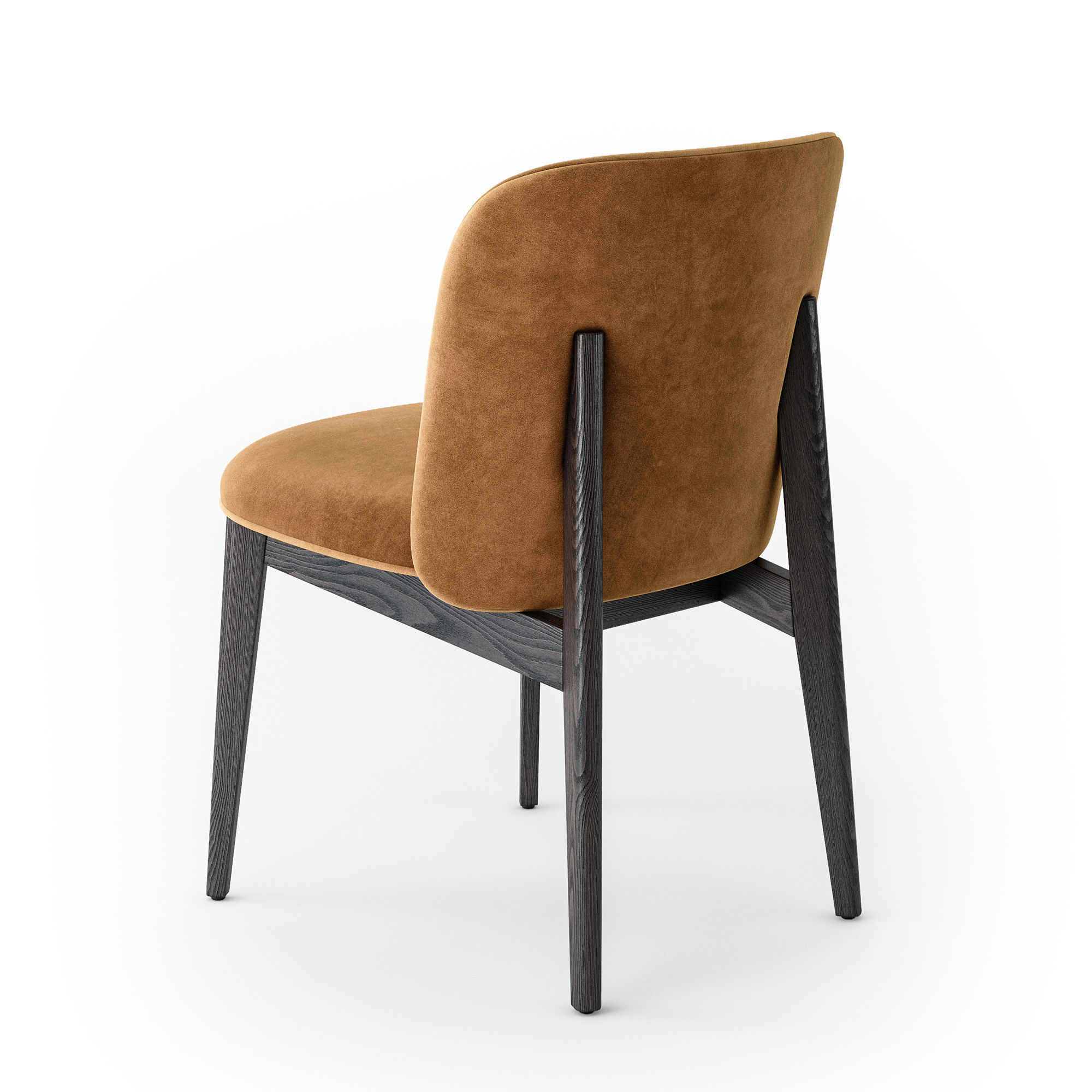 Calligaris Abrey wood chair 3D model_6