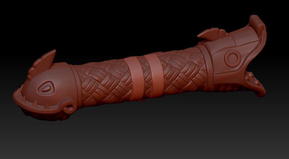 How to Train Your Dragon - Inferno Dragon Blade 3D print model_10