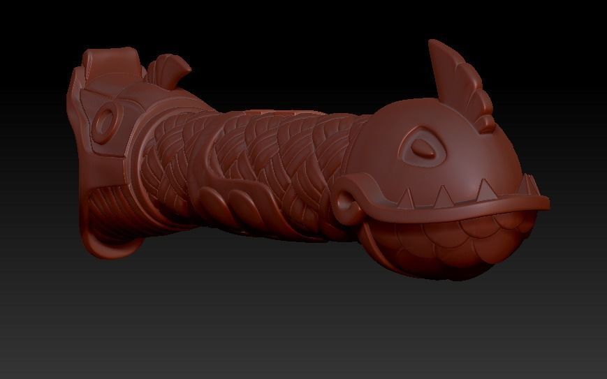 How to Train Your Dragon - Inferno Dragon Blade 3D print model_11