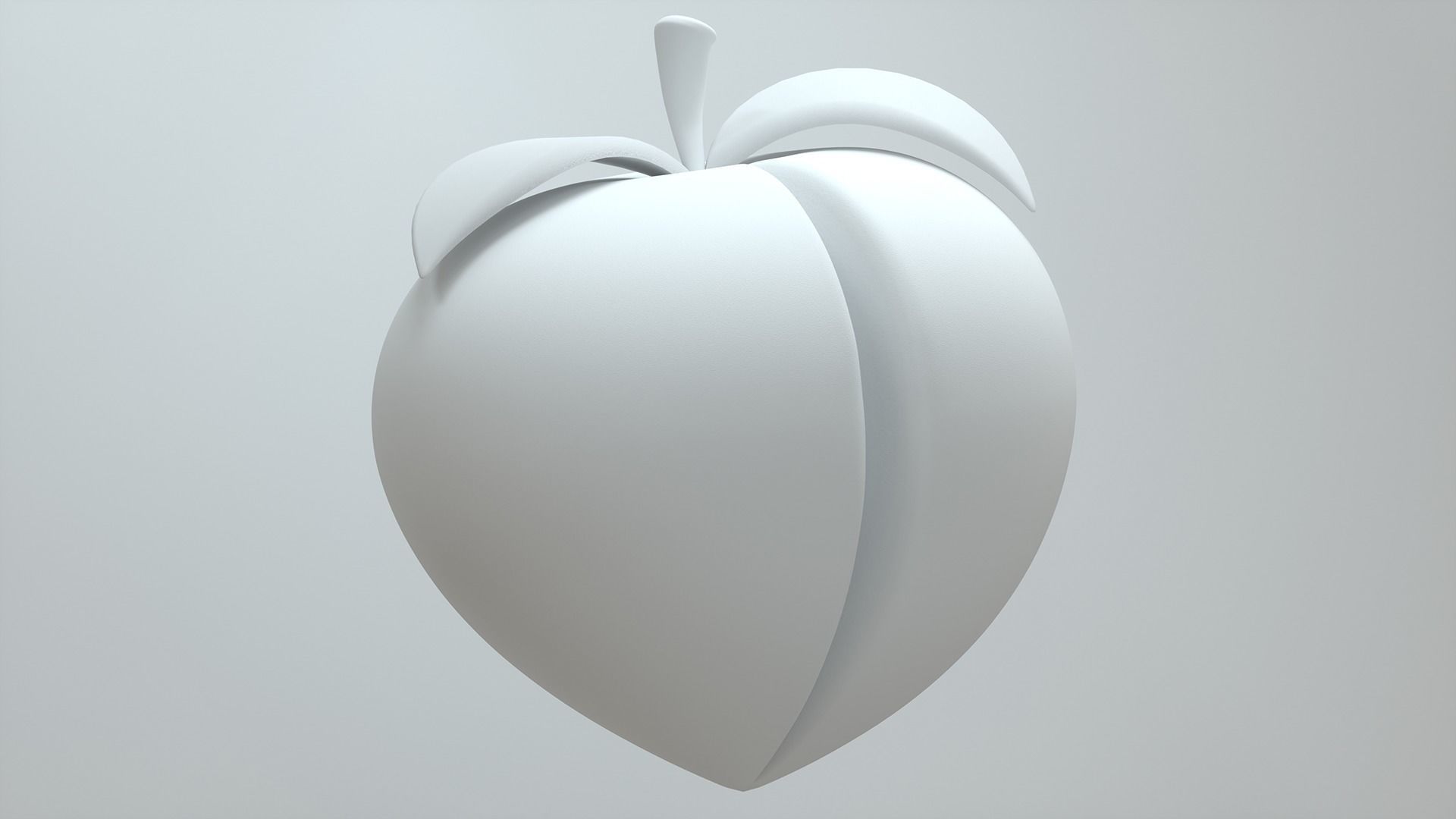Peach 3D Model 3D model_3