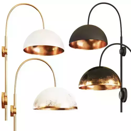 Wall light - Dome light 3D model