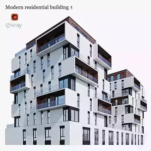 Modern apartment 3D model