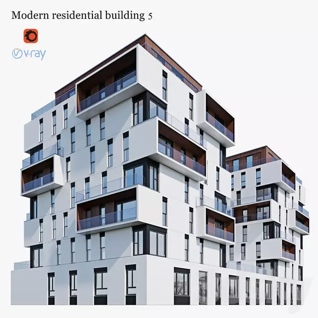 Modern apartment 3D model