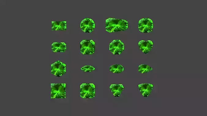 GEMS-021  Emerald Yellow Green