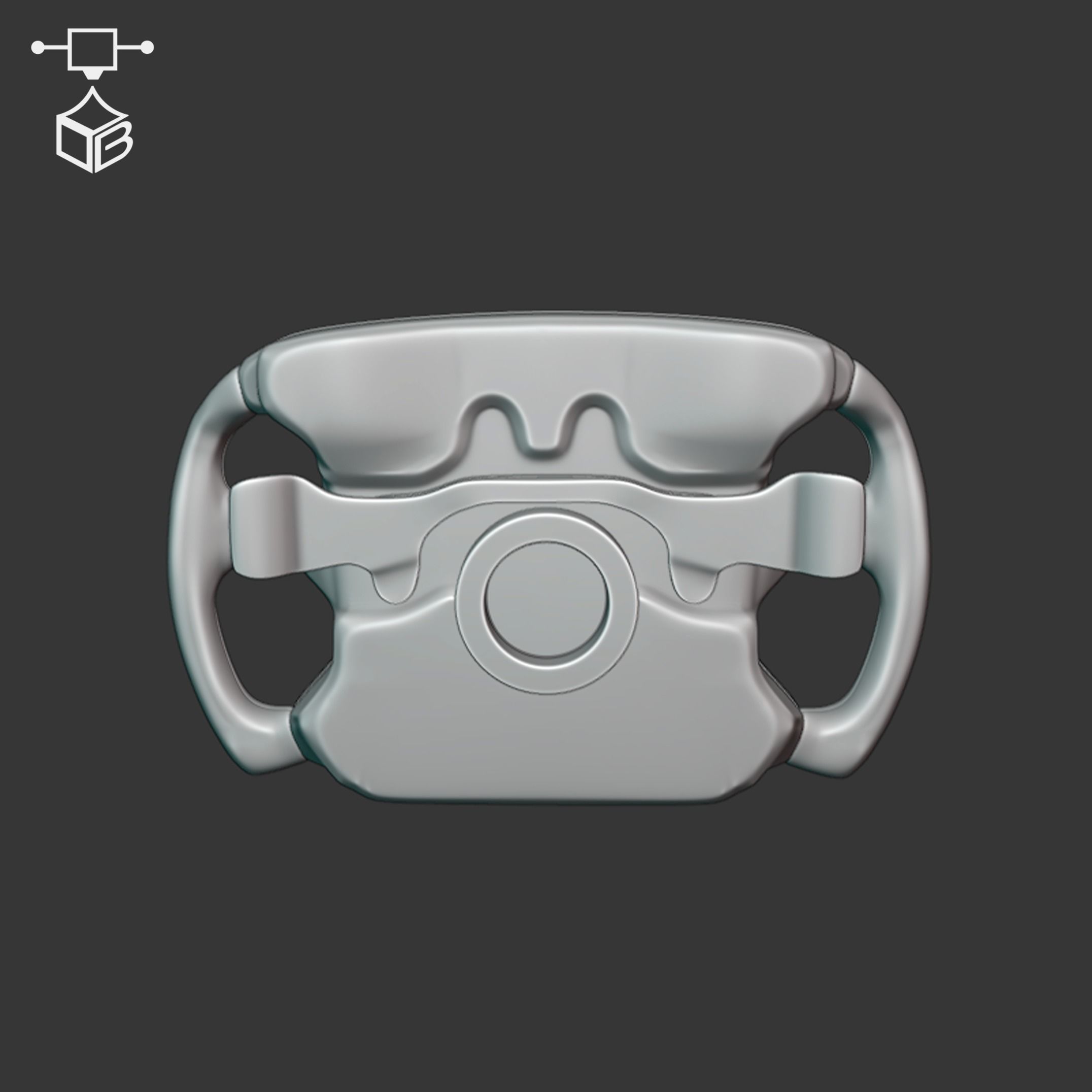 STEERING WHEEL MCLAREN P1 GTR 3D print model_5