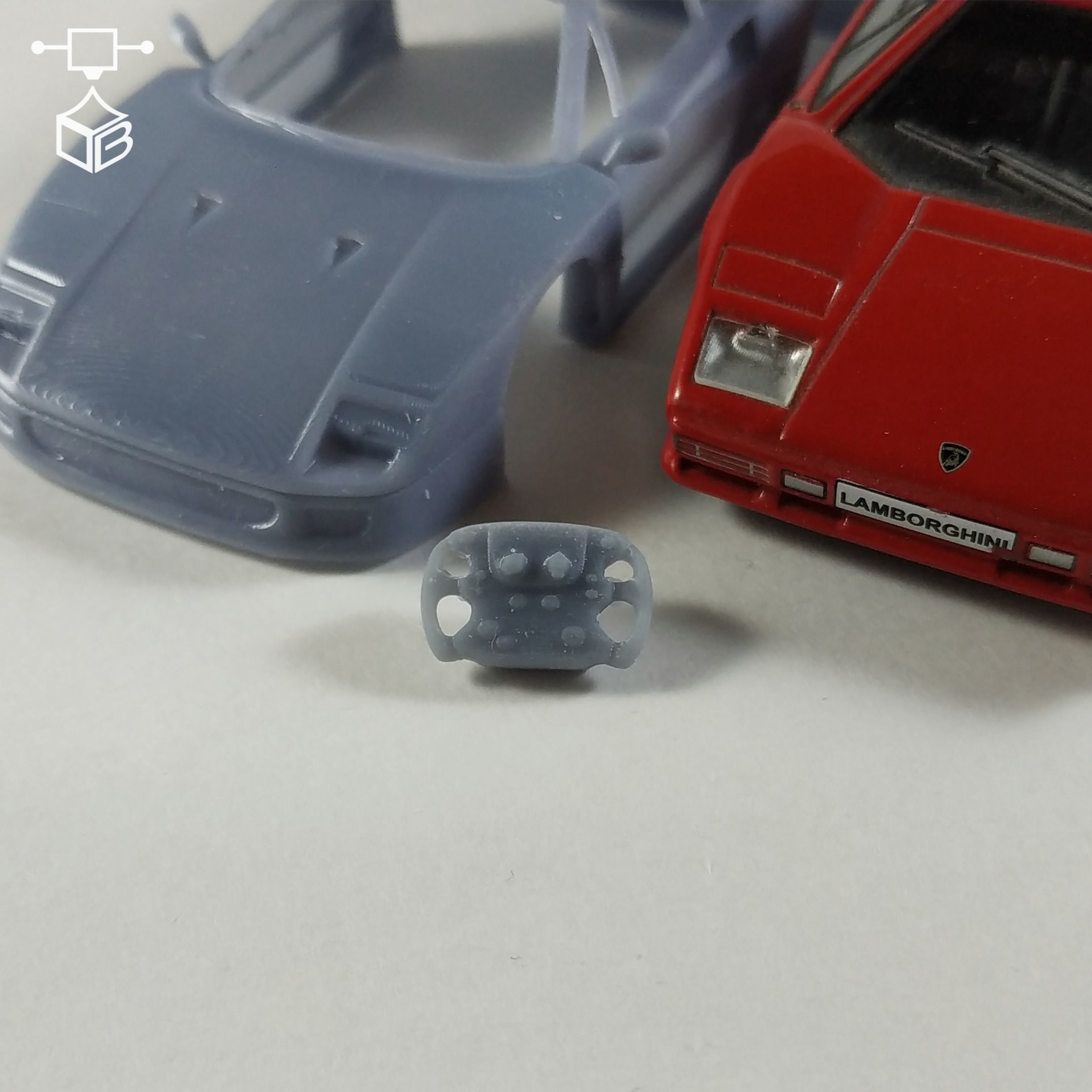 STEERING WHEEL MCLAREN P1 GTR 3D print model_10