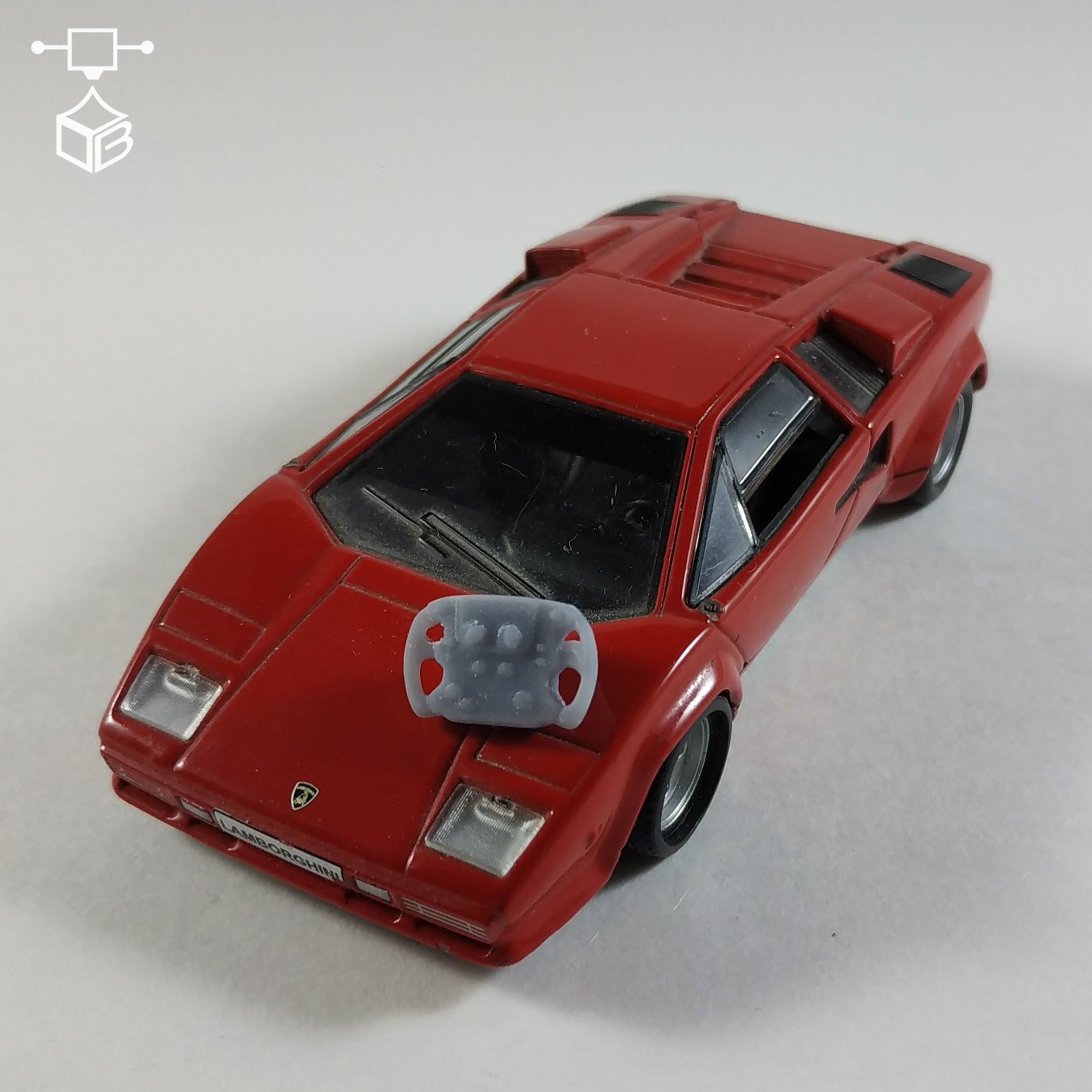 STEERING WHEEL MCLAREN P1 GTR 3D print model_9