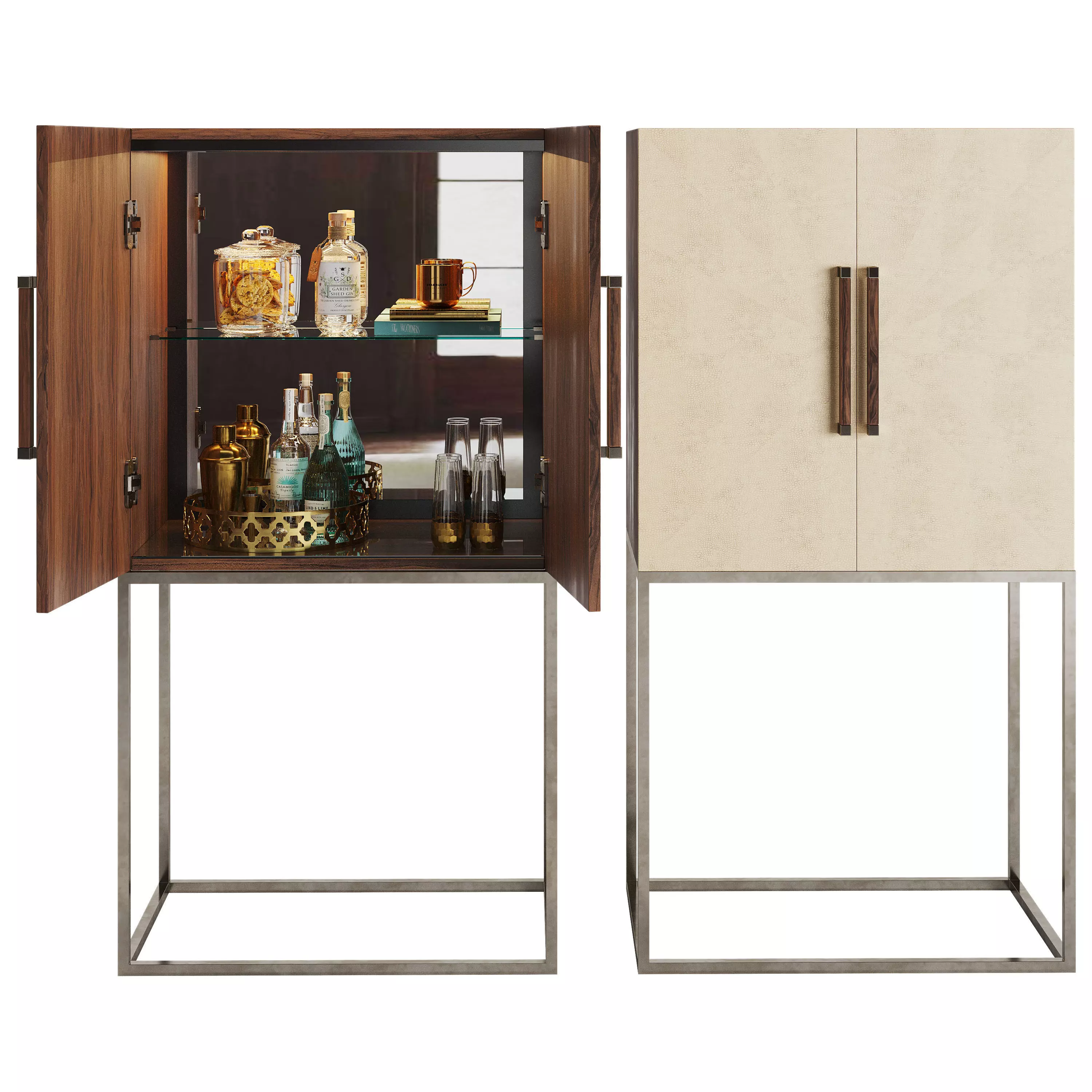 Theodore Alexander Travers Bar Cabinet 3D model