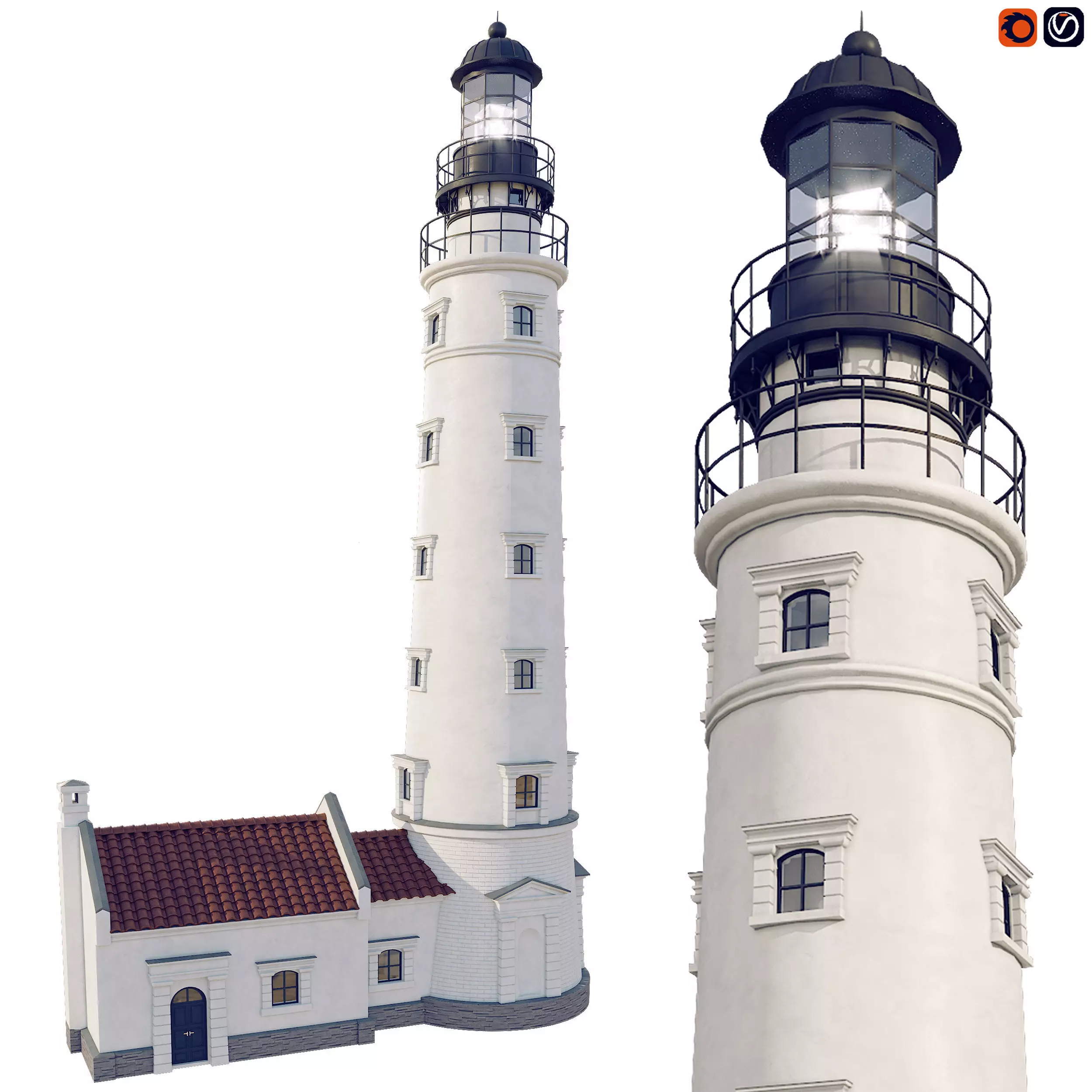 Lighthouse 3D model_0